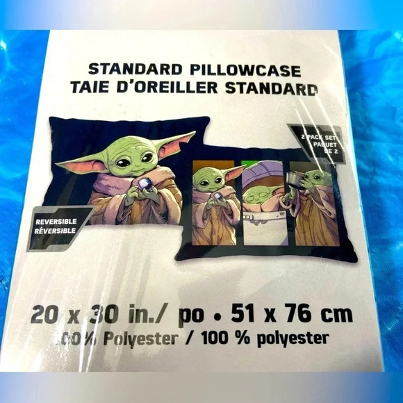 Star Wars - The Mandalorian / Baby Yoda / Grogu -  Pillowcases - BNIB 💫 - Picture 1 of 8